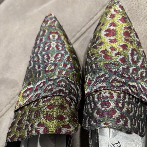 Bellini Brim Women's Pump Size 7.5W Heel Textile Upper PU Lining Unique Print - Picture 9 of 13